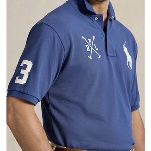 Ralph Lauren Royal Blue Polo with White Accents